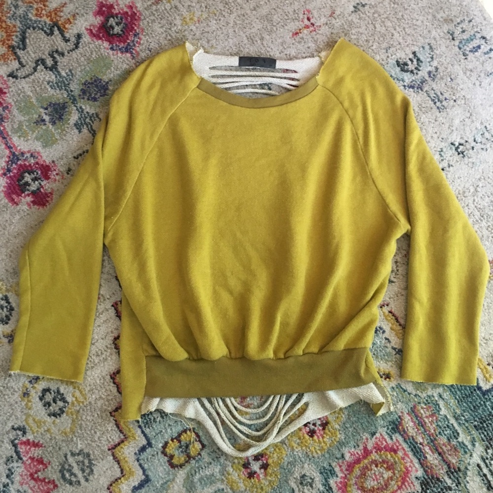 TOV Holy G Ink Sweater